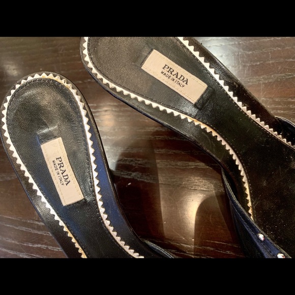 Edgy Studded Prada Sandals with Buckles - Picture 5 of 8